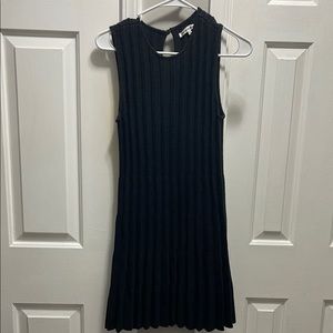 Black Sleeveless Halter Reformation  Midi Dress